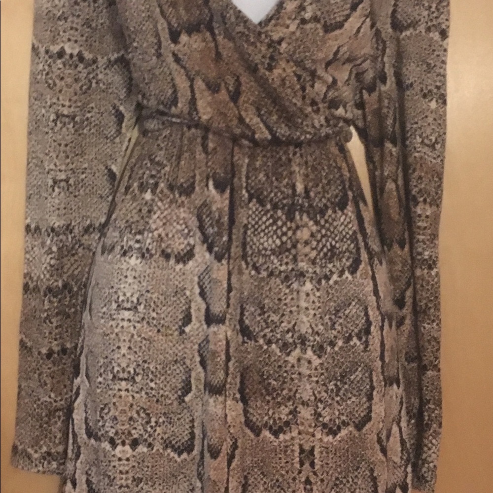 Animal print dress
